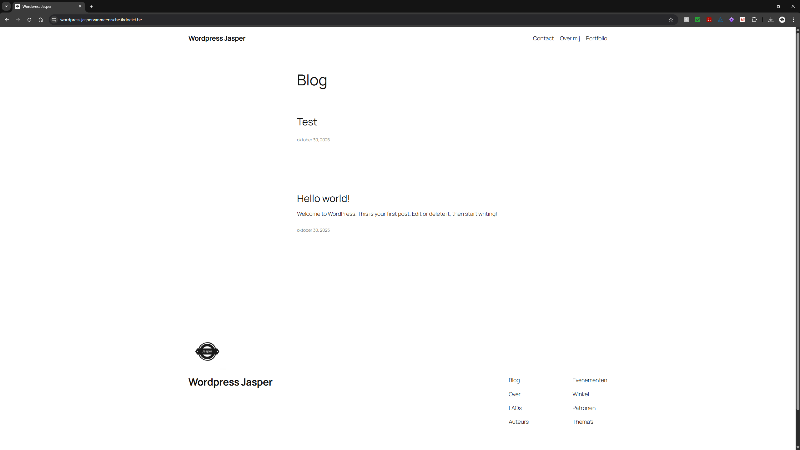 foto van labo wordpress